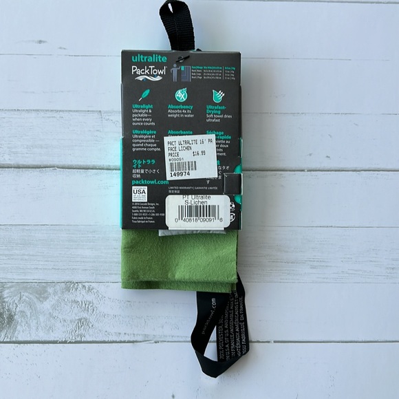 New Travel 'PackTowl' - Face Size Towel ✈️ - Picture 2 of 2